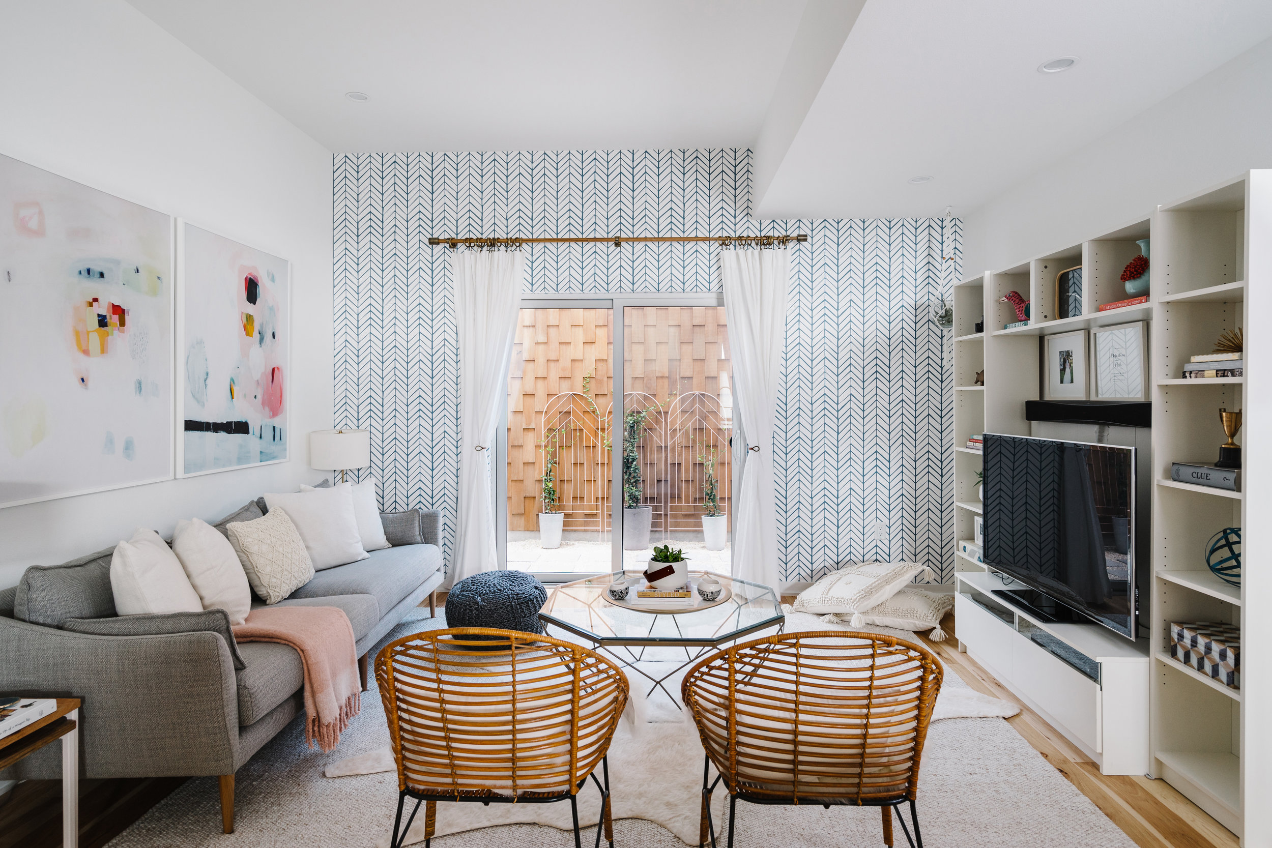 Modern Scandinavian farmhouse designed by Austin's fnest modern interior design studio